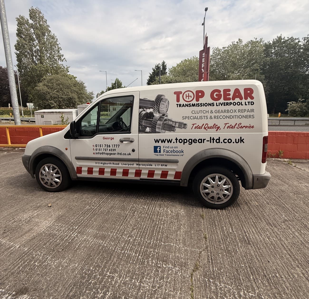 The Top Gear Transmissions company van, Liverpool
