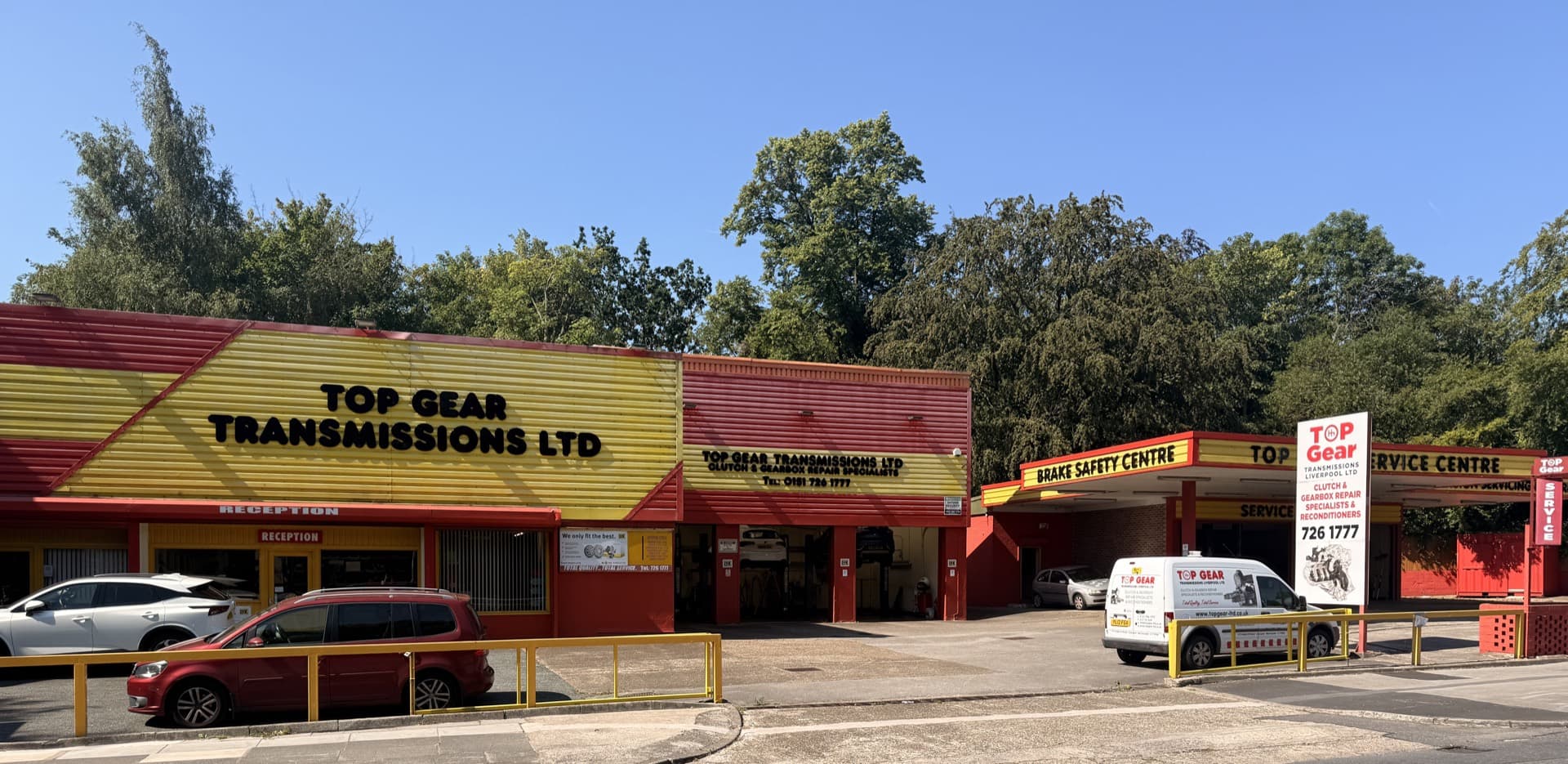 Top Gear Transmissions workshop on Aigburth Road, Liverpool